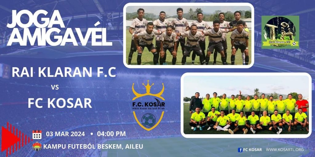 Joga Amizavel FC KOSAR vs Rai Klaran FC